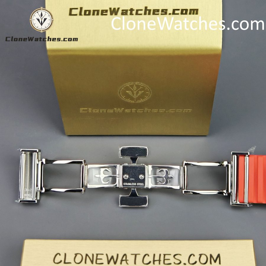 Patek Philippe Super Clone Watches 1:1 Aquanaut 5167 Black Dial 40mm Red Strap Special Edition - Image 11