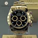 Rolex Super Clone Watches 1:1 Daytona 18K Gold Black Dial M126508-0004 4131 Movement - Image 2