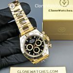 Rolex Super Clone Watches 1:1 Daytona 18K Gold Black Dial M126508-0004 4131 Movement - Image 5