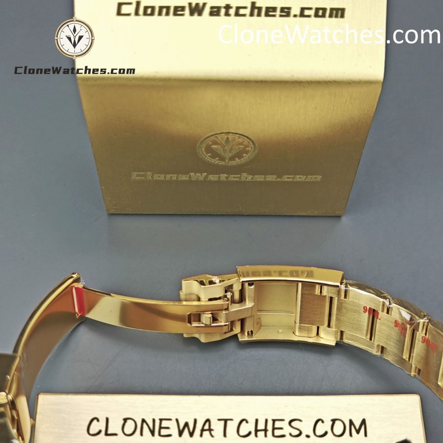 Rolex Super Clone Watches 1:1 Daytona 18K Gold Black Dial M126508-0004 4131 Movement - Image 10