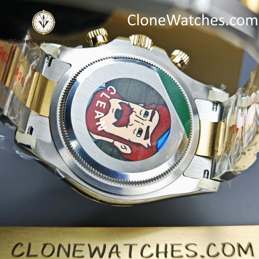 Rolex Super Clone Watches 1:1 Daytona 18k Gold Black Dial M126503-0003 4131 Movement - Image 11
