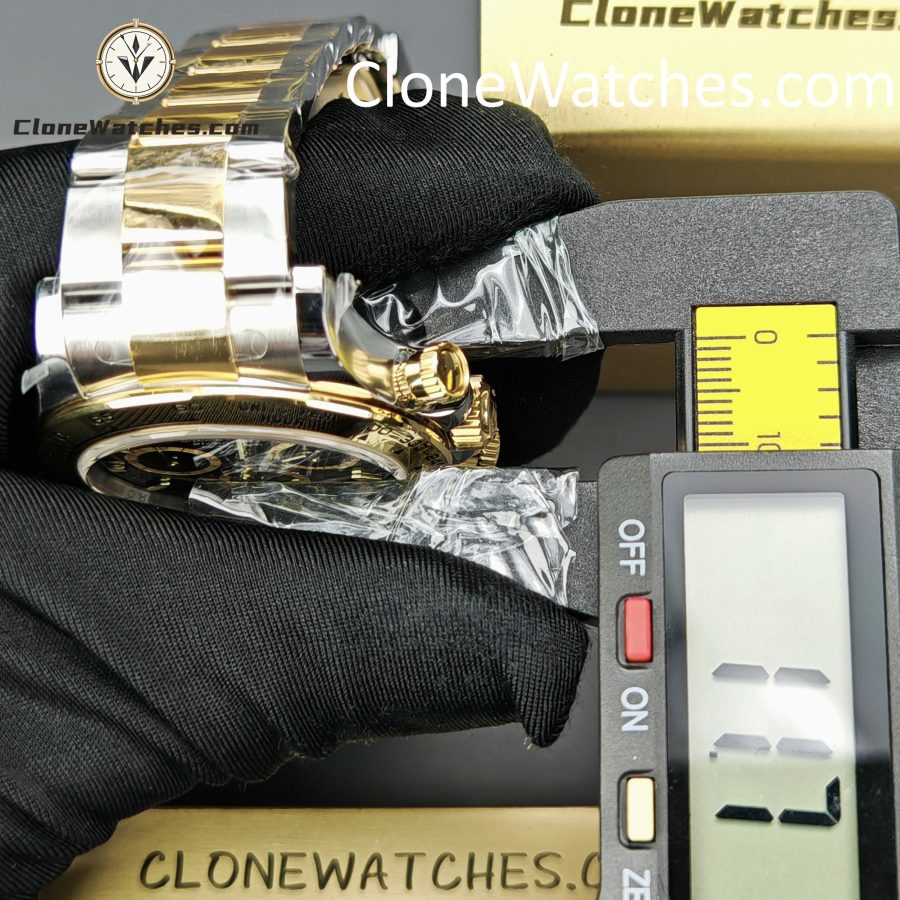 Rolex Super Clone Watches 1:1 Daytona 18k Gold Black Dial M126503-0003 4131 Movement - Image 16