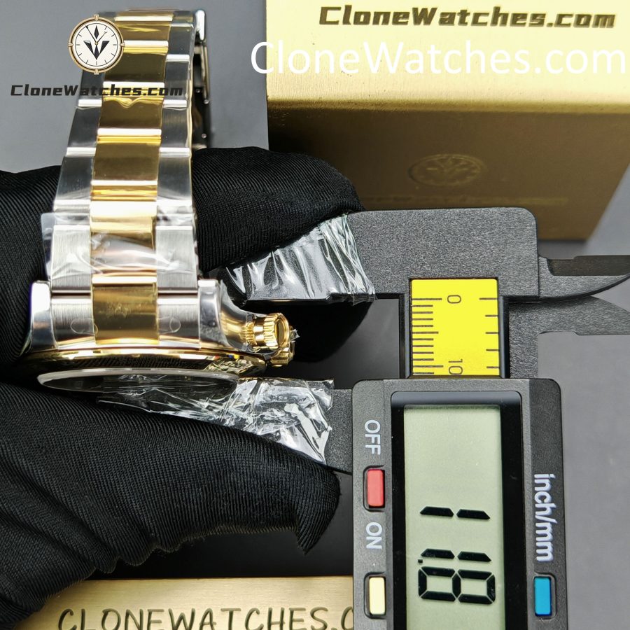 Rolex Super Clone Watches 1:1 Daytona 18K Gold Black Diamond Dial M126503-0002 4131 Movement - Image 16