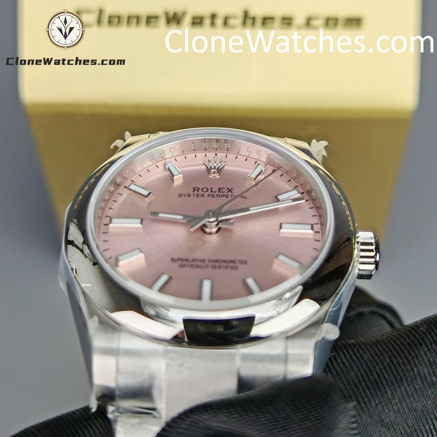 Rolex Super Clone Watches 1:1 Oyster Perpetual Pink Dial 31mm m277200-0009 2232 Movement - Image 13