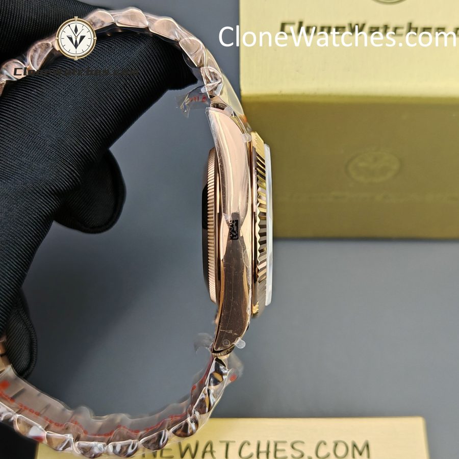 Rolex Super Clone Watches 1:1 Day Date Rose Gold White Dial 36mm m128235-0070 3255 Movement - Image 7