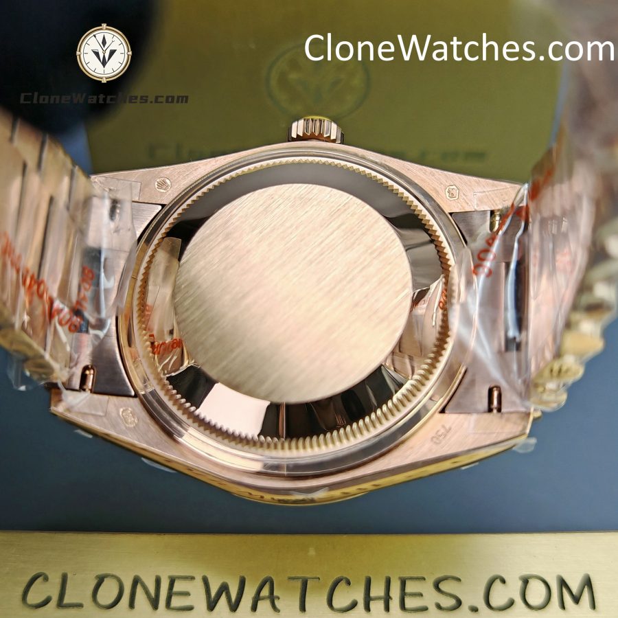 Rolex Super Clone Watches 1:1 Day Date Rose Gold White Dial 36mm m128235-0070 3255 Movement - Image 9