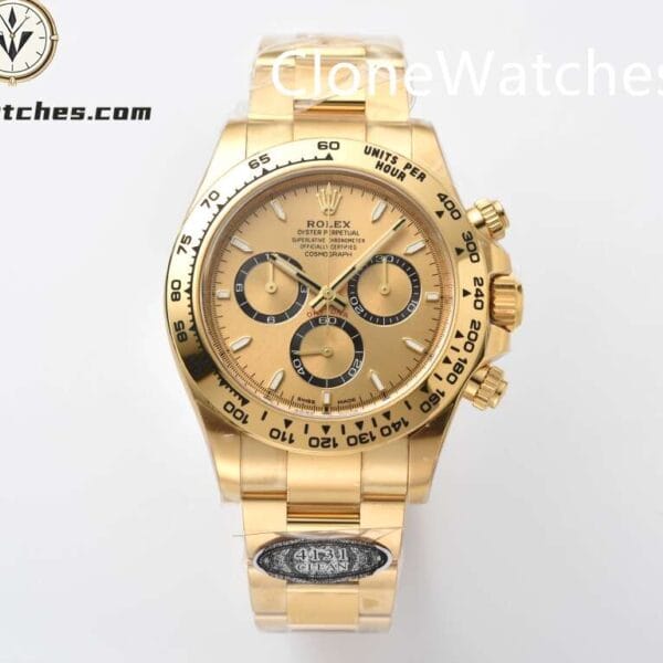 Super Clone Watches – Rolex  Daytona 18K Gold M126508-0005