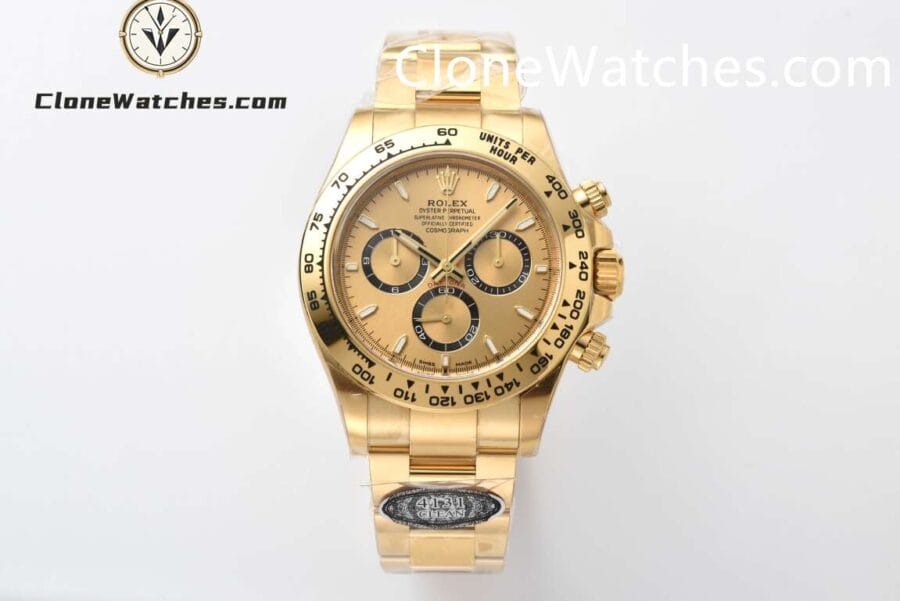 Super Clone Watches – Rolex  Daytona 18K Gold M126508-0005