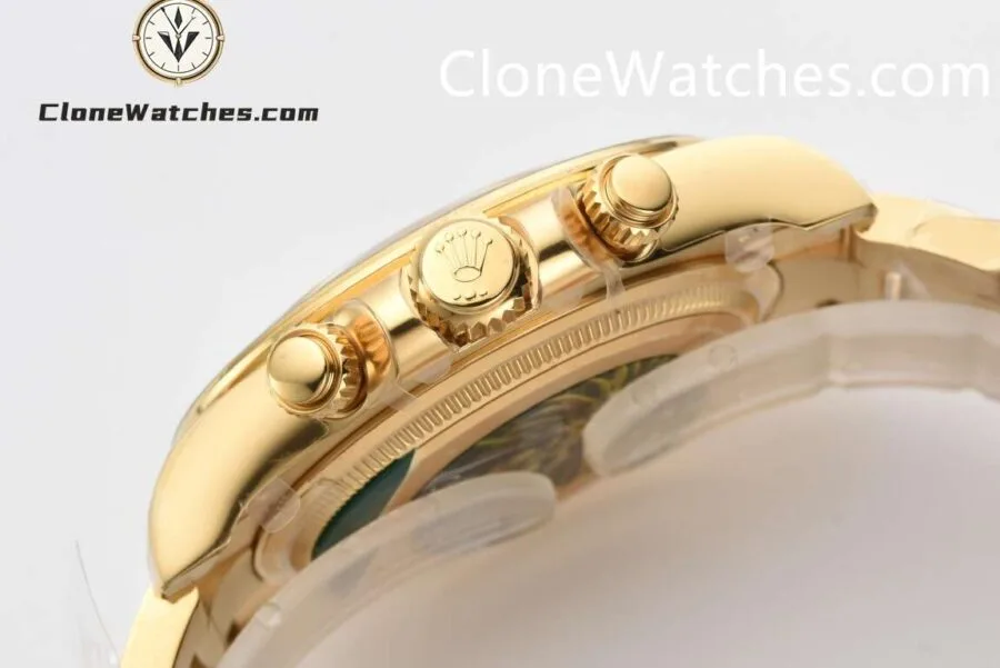 Rolex Super Clone Watches 1:1 Daytona 18K Gold Gold Dial M126508-0005 4131 Movement - Image 8