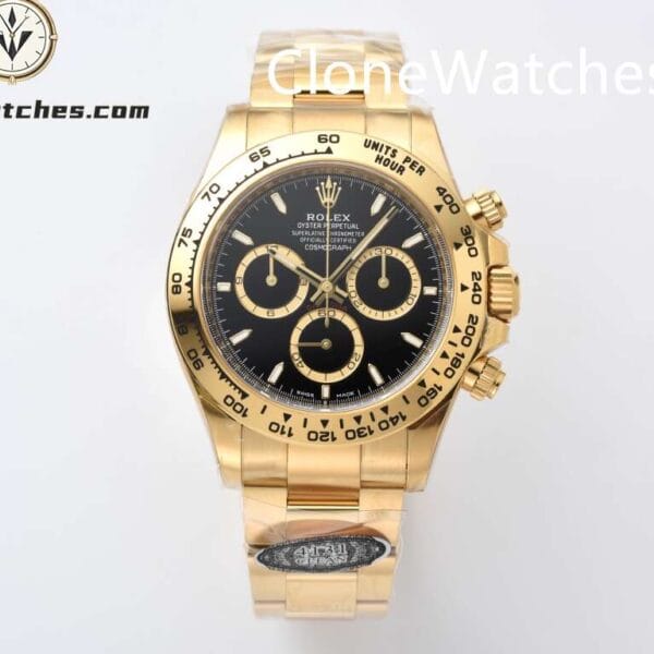 Super Clone Watches – Rolex  Daytona 18K Gold  M126508-0004