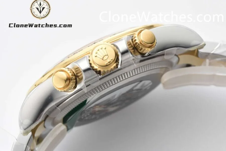 Rolex Super Clone Watches 1:1 Daytona 18k Gold Black Dial M126503-0003 4131 Movement - Image 7