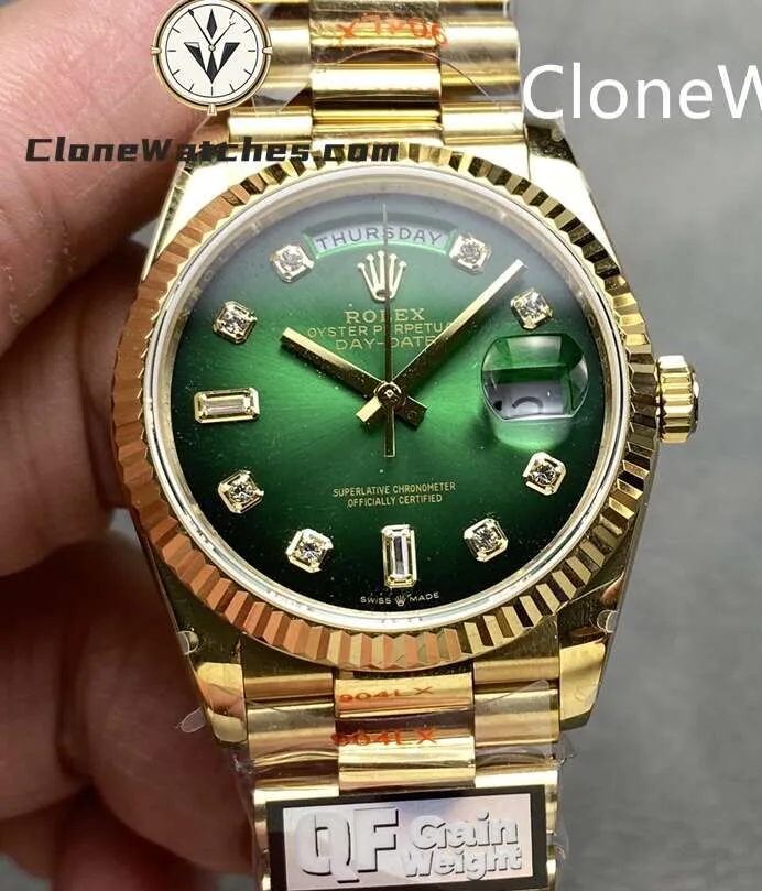 Super Clone Watches – Rolex  Day Date 18K Gold m128238-0069