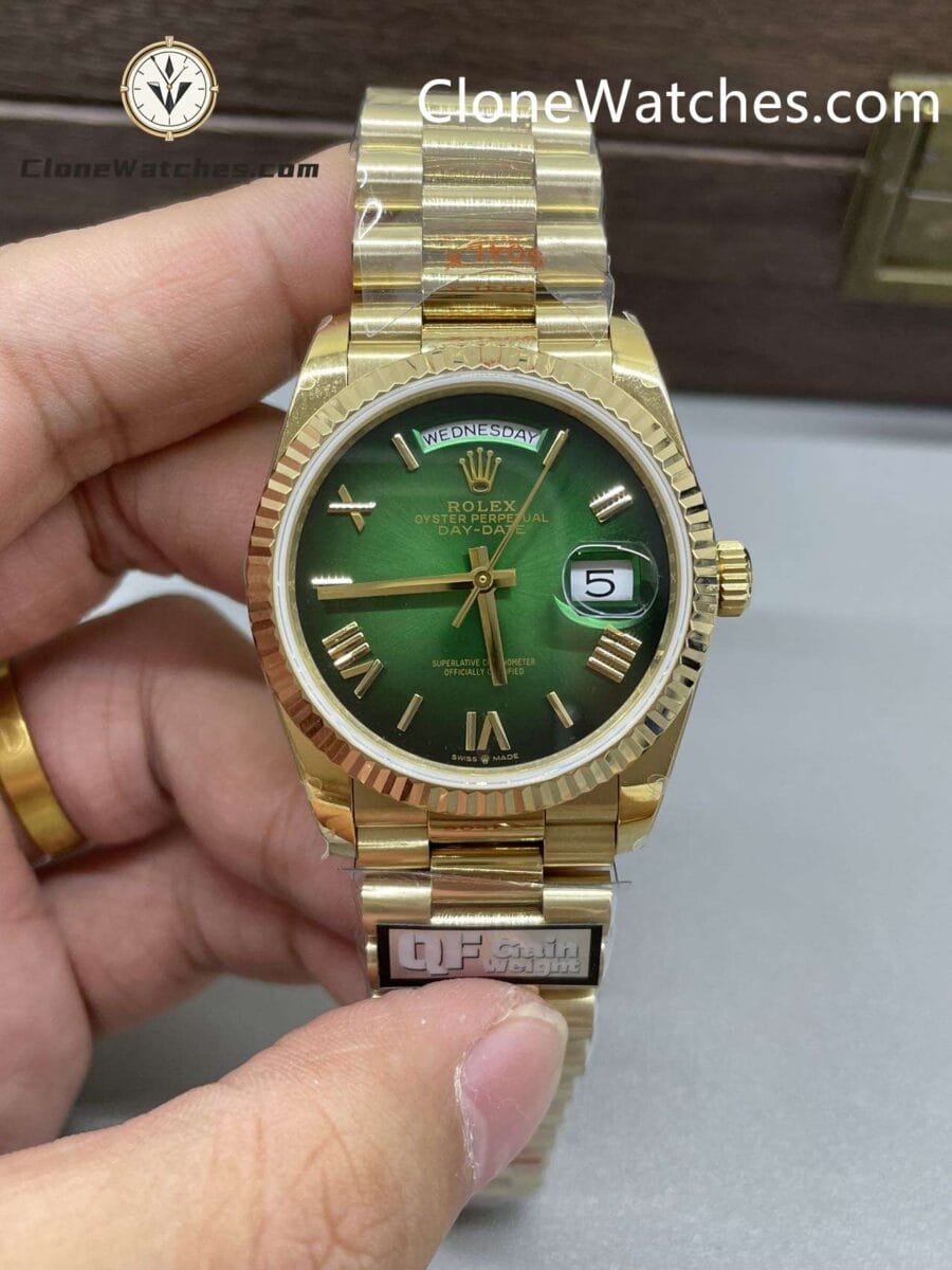 Super Clone Watches – Rolex  Day Date Gold m128235-0118