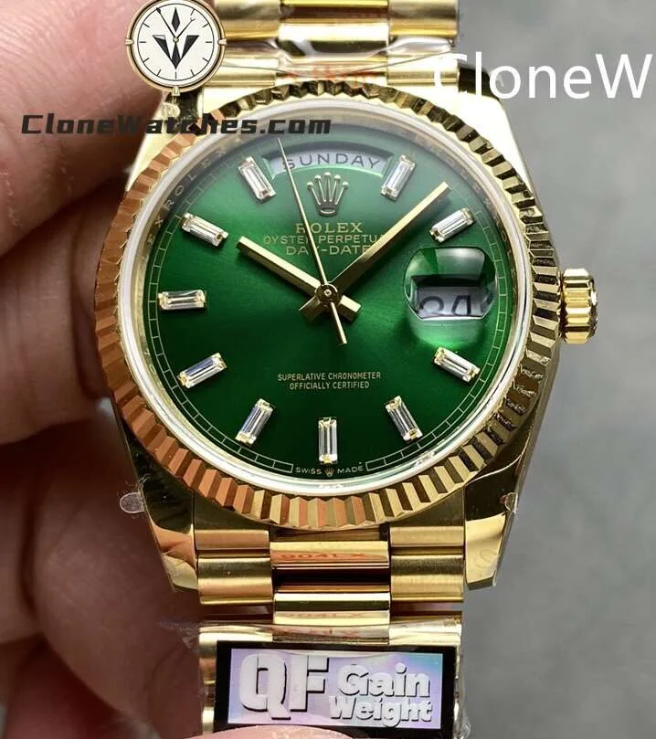 Super Clone Watches – Rolex  Day Date 18K Gold m128238-0130