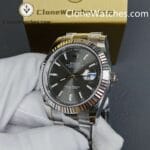 Rolex Super Clone Watches 1:1 DateJust Gray Dial M126334 Oyster 41MM 3235 Movement - Image 6