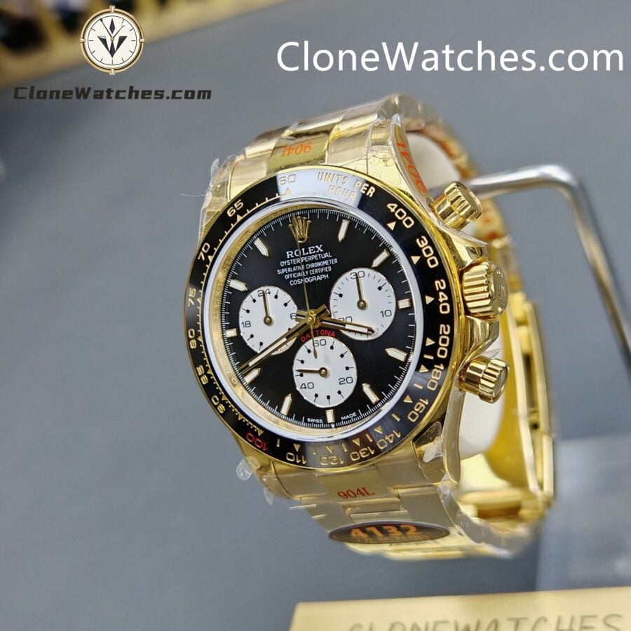 Rolex Super Clone Watches 1:1 Le Mans Daytona 100 Years Anniversary 18K Gold 4132 Movement - Image 3