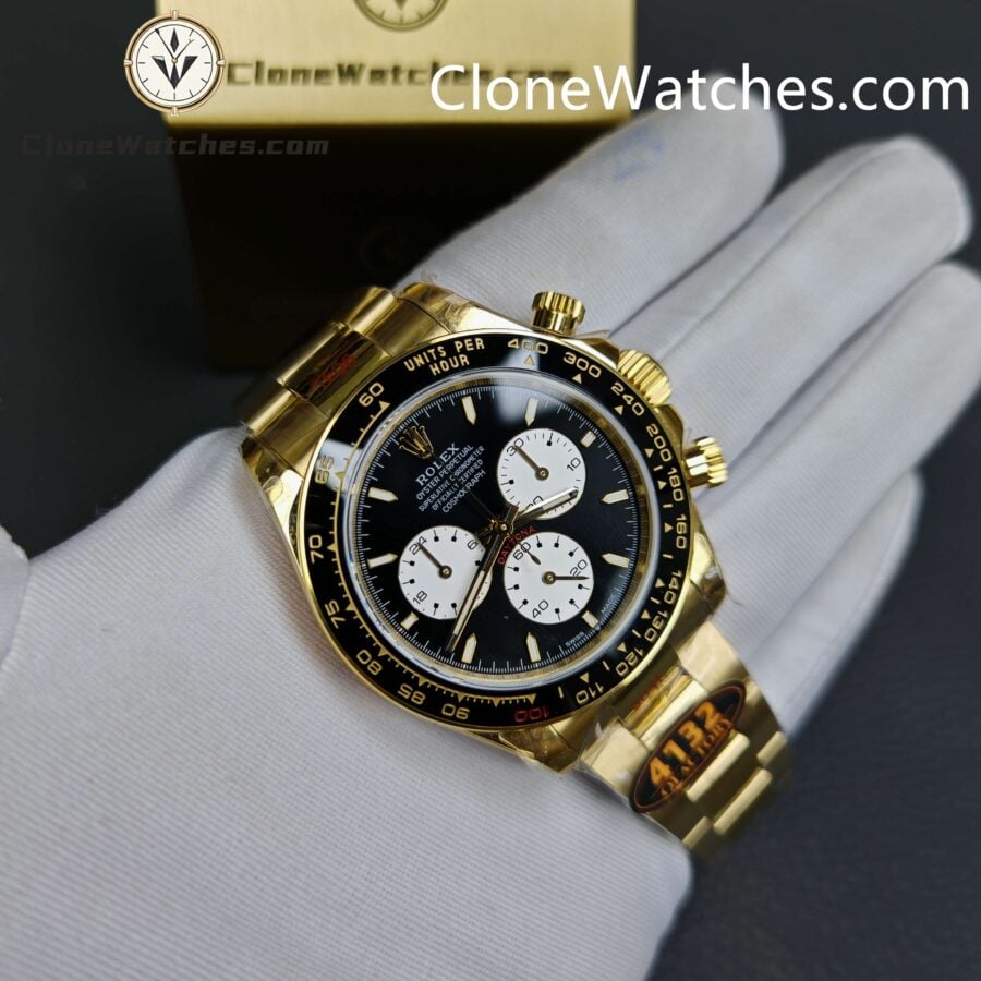 Rolex Super Clone Watches 1:1 Le Mans Daytona 100 Years Anniversary 18K Gold 4132 Movement - Image 6