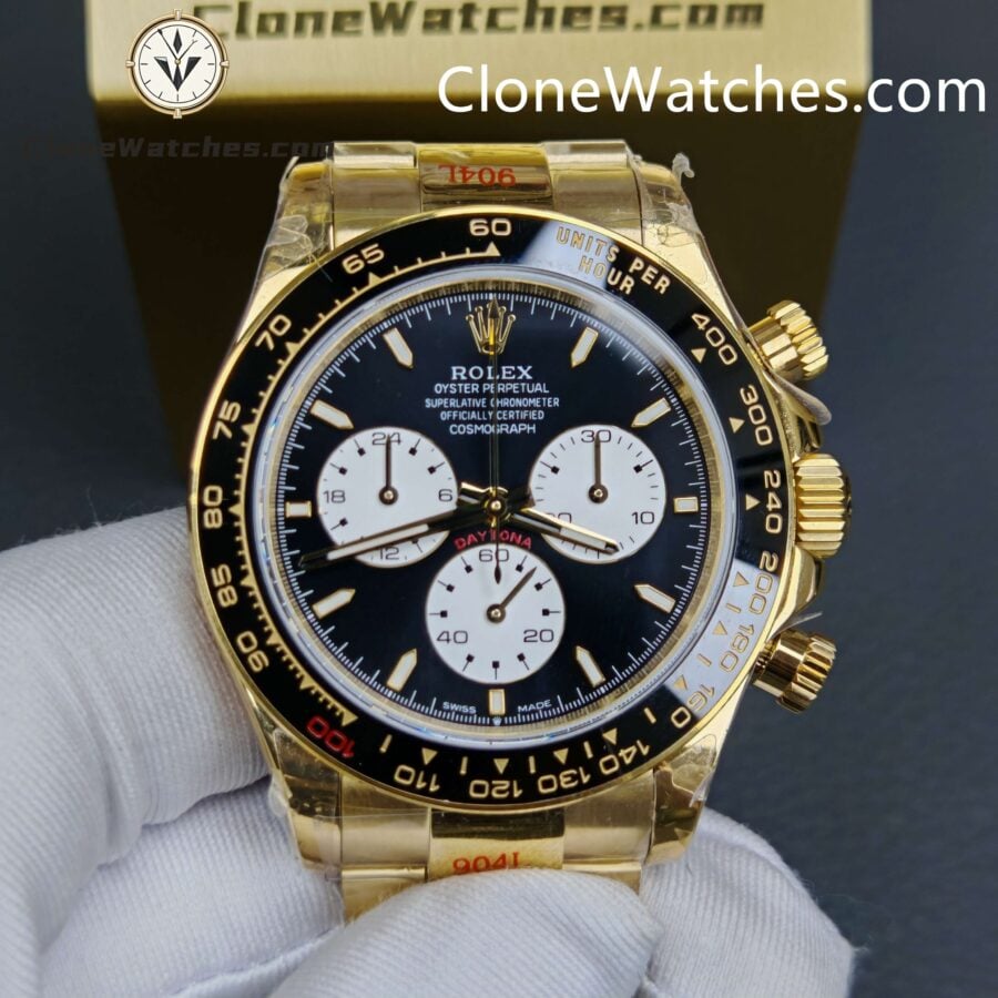 Rolex Super Clone Watches 1:1 Le Mans Daytona 100 Years Anniversary 18K Gold 4132 Movement - Image 4