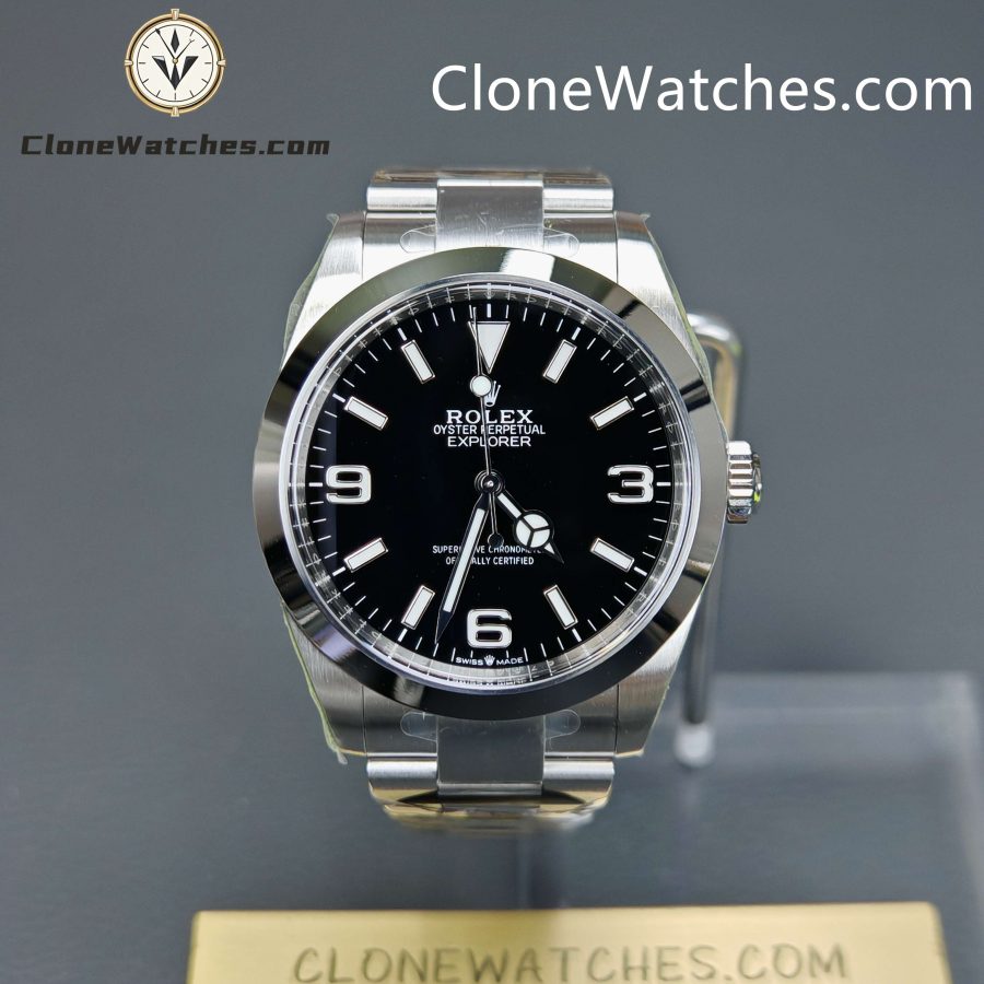 Super Clone Watches – Rolex Oyster Perpetual Explore 40mm Black Dial m224270-0001 3230 Movement