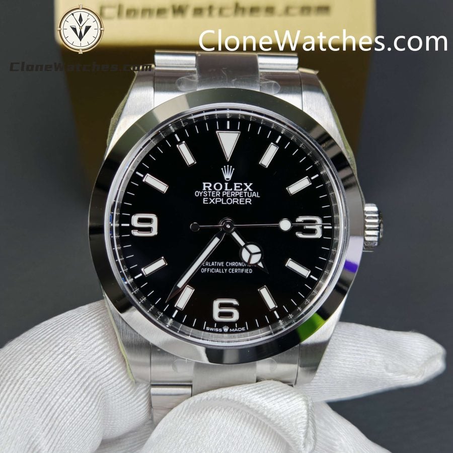 Rolex Super Clone Watches 1:1 Oyster Perpetual Explore 40mm Black Dial m224270-0001 3230 Movement - Image 4