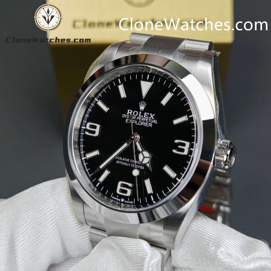 Rolex Super Clone Watches 1:1 Oyster Perpetual Explore 40mm Black Dial m224270-0001 3230 Movement - Image 5