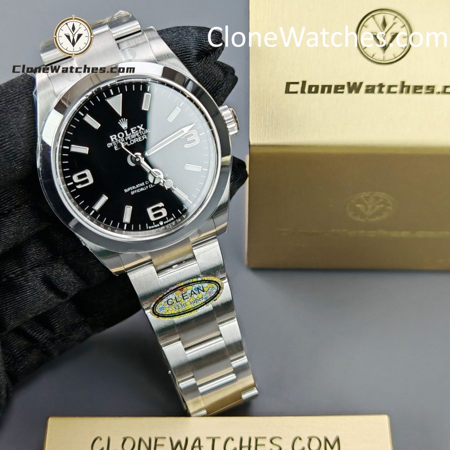 Rolex Super Clone Watches 1:1 Oyster Perpetual Explore 40mm Black Dial m224270-0001 3230 Movement - Image 4