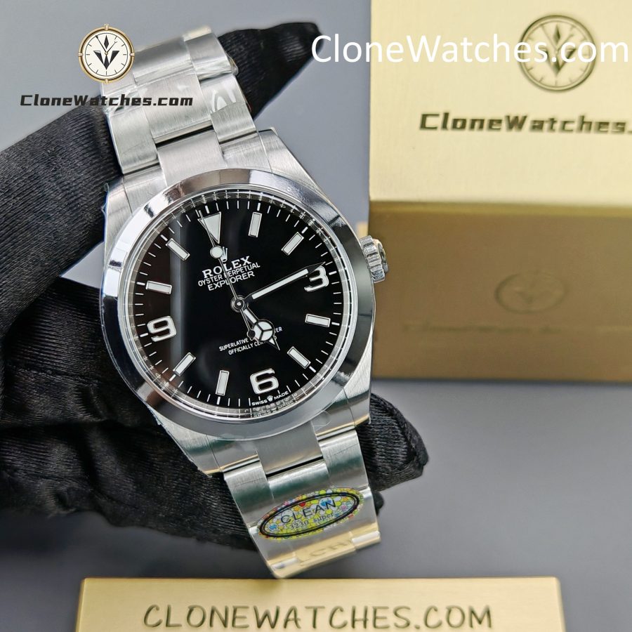 Rolex Super Clone Watches 1:1 Oyster Perpetual Explore 40mm Black Dial m224270-0001 3230 Movement - Image 6