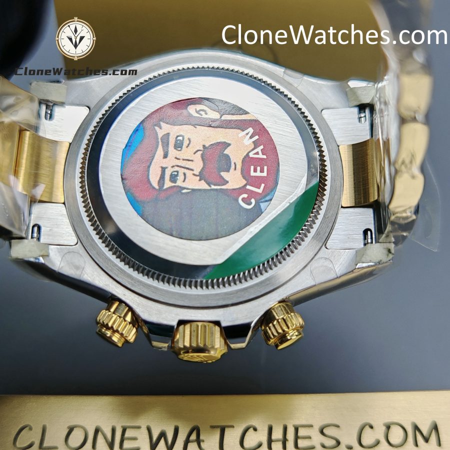 Rolex super clone watch 1:1 Daytona 18k gold m126503-0001 White Dial 4131 movement - Image 11
