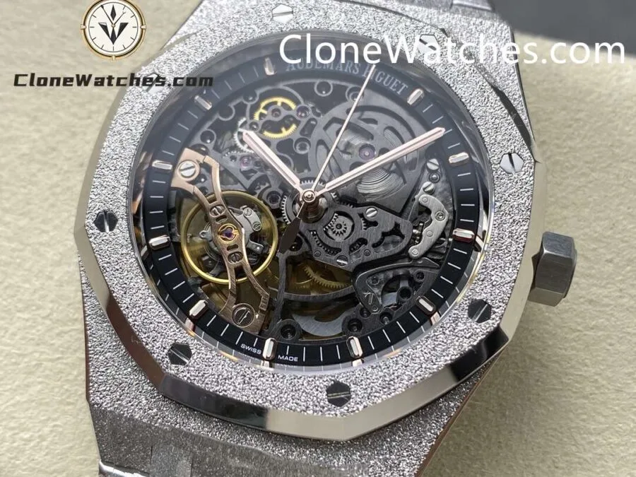 Audemars Piguet Super Clone Watches 1:1 Royal Oak Frost 15407 Skeleton Dial - Image 2