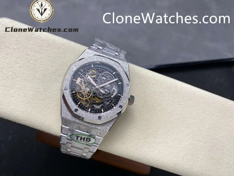 Audemars Piguet Super Clone Watches 1:1 Royal Oak Frost 15407 Skeleton Dial - Image 5