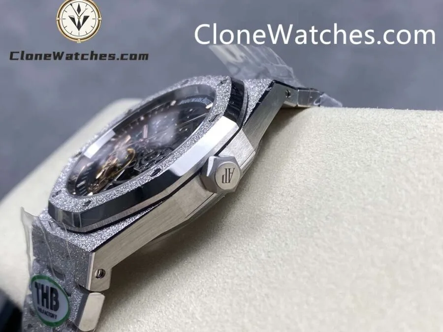 Audemars Piguet Super Clone Watches 1:1 Royal Oak Frost 15407 Skeleton Dial - Image 7