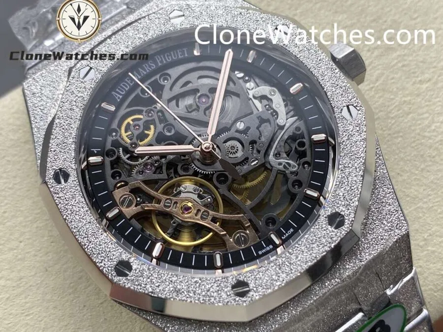 Audemars Piguet Super Clone Watches 1:1 Royal Oak Frost 15407 Skeleton Dial - Image 3