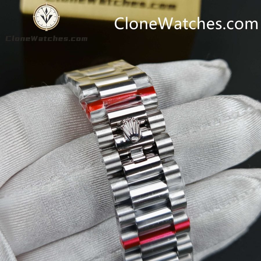 Rolex Super Clone Watches 1:1 Day Date Mother of Pearl Diamond Dial 36 mm m128239 - 0007 3255 Movement - Image 14