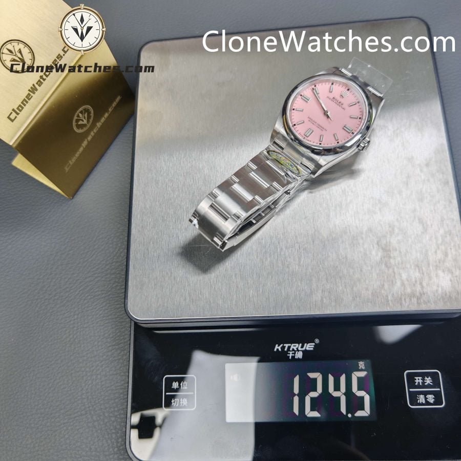 Rolex Super Clone Watches 1:1 Oyster Perpetual Pink Dial 36mm M126000-0008 3230 Movement - Image 16