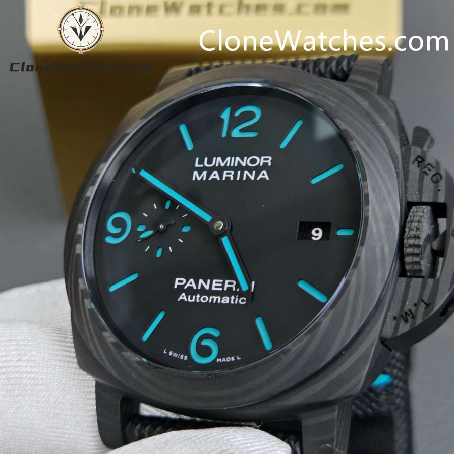 Panerai Super Clone Watches 1:1 Luminor Marina Carbotech PAM01661 44mm - Image 5