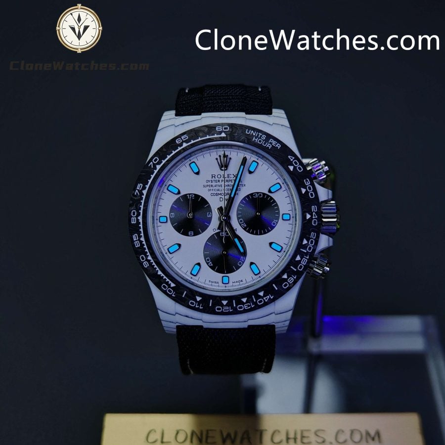 Modified Super Clone Watches 1:1 DiW Rolex Daytona IRBIS Quartz Fiber 41MM - Image 2