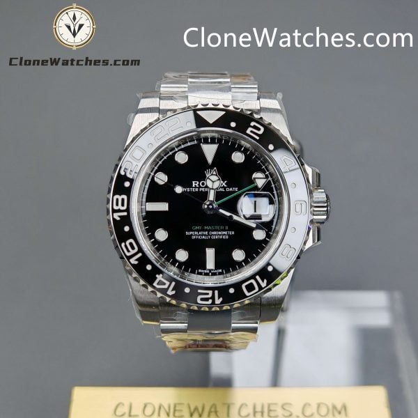 Super Clone Watches – Rolex GMT Master II 116710LN-0001 Oyster