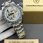 Modified Super Clone Watches 1:1 Sonic Rolex Daytona Skeleton Dial 4130 Movement - Image 4