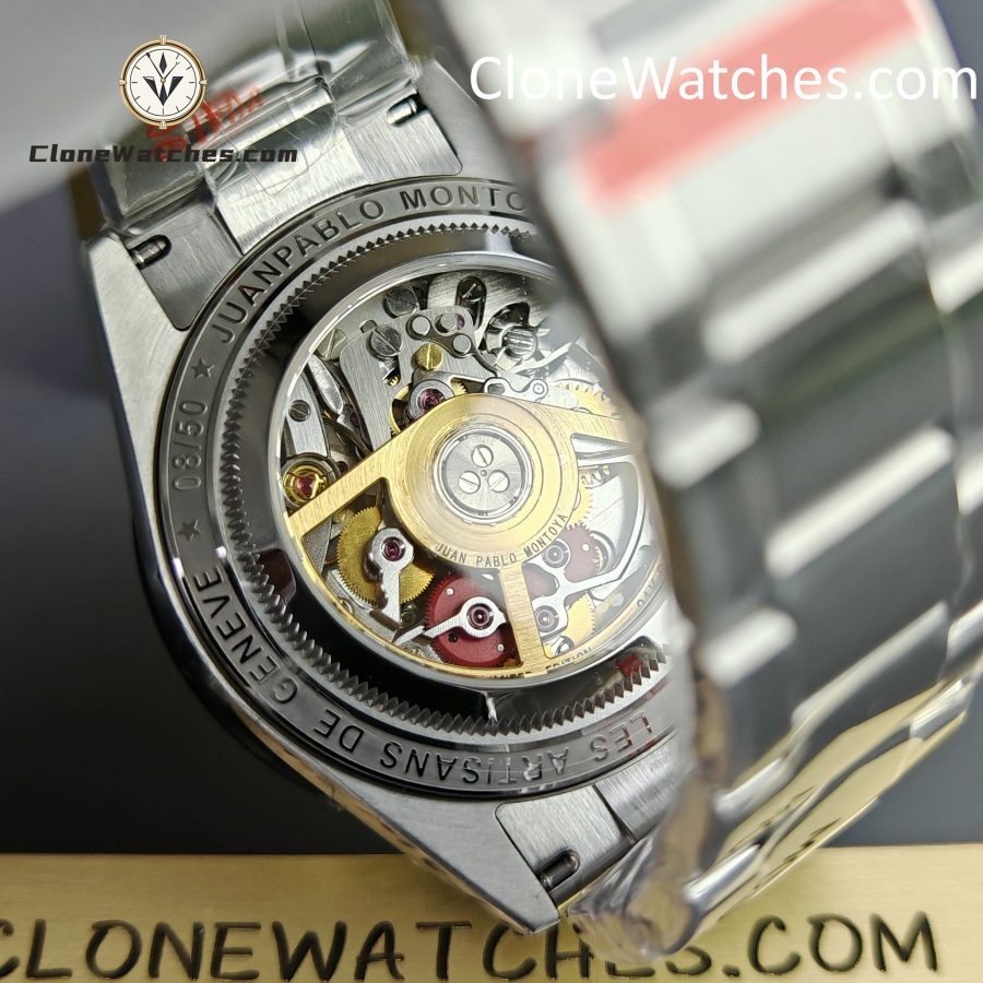 Modified Super Clone Watches 1:1 Sonic Rolex Daytona Skeleton Dial 4130 Movement - Image 14