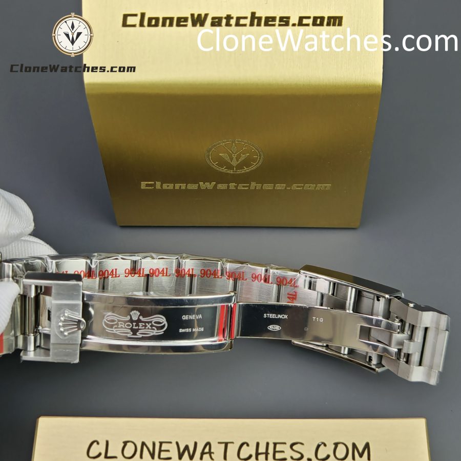 Modified Super Clone Watches 1:1 Sonic Rolex Daytona Black Skeleton Dial 4130 - Image 11