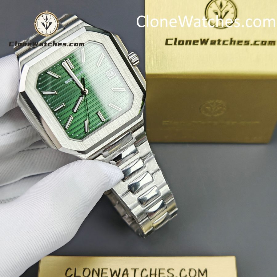 Patek Philippe Super Clone Watches 1:1 Cubitus 5821/1A Green Dial - Image 4