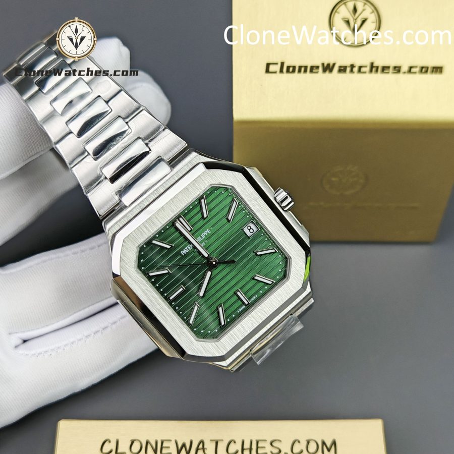 Patek Philippe Super Clone Watches 1:1 Cubitus 5821/1A Green Dial - Image 5
