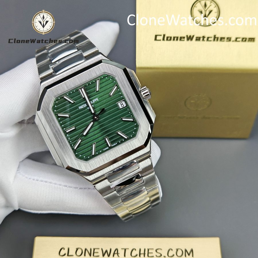 Patek Philippe Super Clone Watches 1:1 Cubitus 5821/1A Green Dial - Image 6