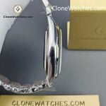 Rolex Super Clone Watches 1:1 DateJust Black Diamond Dial Jubilee 41MM m126334-0012 3235 Movement - Image 8
