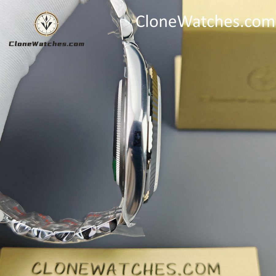 Rolex Super Clone Watches 1:1 DateJust Black Diamond Dial Jubilee 41MM M126334 - 0012 3235 Movement - Image 8