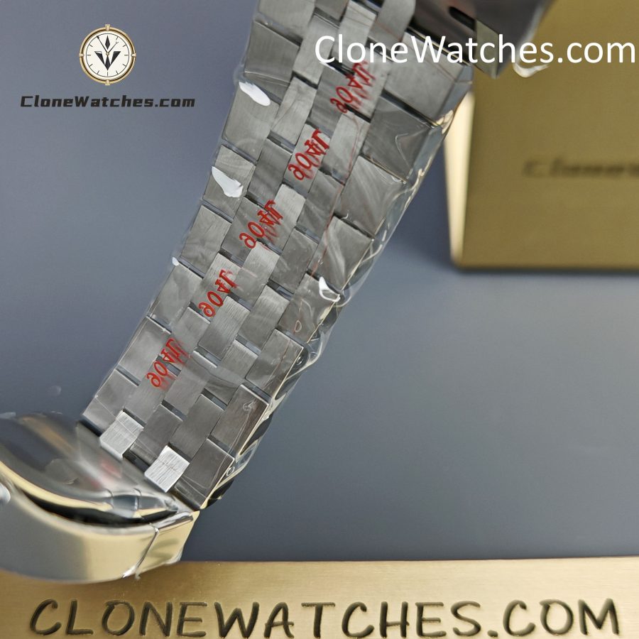 Rolex Super Clone Watches 1:1 DateJust Black Diamond Dial Jubilee 41MM M126334 - 0012 3235 Movement - Image 9