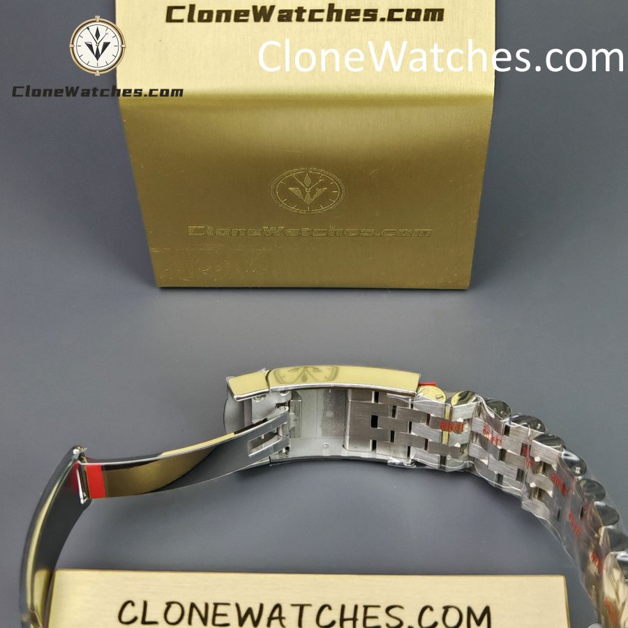 Rolex Super Clone Watches 1:1 DateJust Black Diamond Dial Jubilee 41MM M126334 - 0012 3235 Movement - Image 11