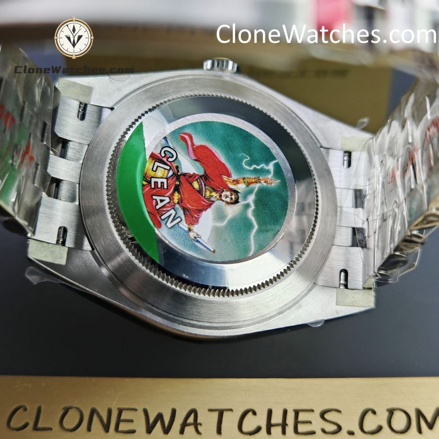 Rolex Super Clone Watches 1:1 DateJust Black Diamond Dial Jubilee 41MM M126334 - 0012 3235 Movement - Image 12