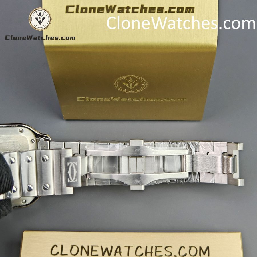 Cartier Super Clone Watches 1:1 Santos Series Gradient Brown Dial 35.1MM WSSA0065 - Image 11