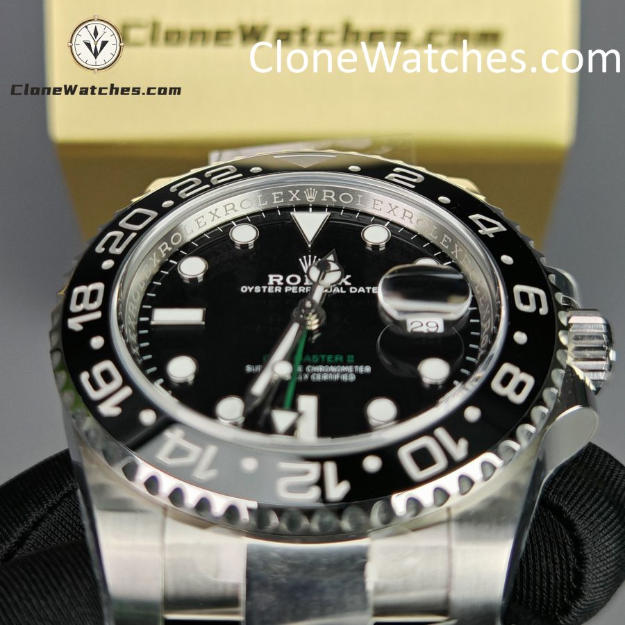 Rolex Super Clone Watches 1:1 GMT Master II 116710LN-0001 Oyster 3186 Movement - Image 14